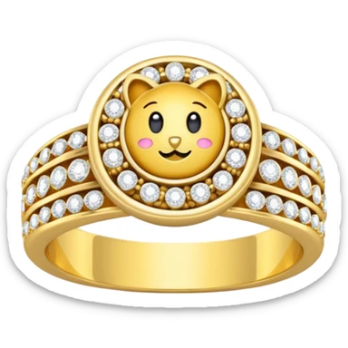 anillo de cumpleañera de 15 años sticker