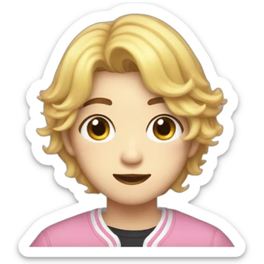 BTS v singer K-pop star sticker