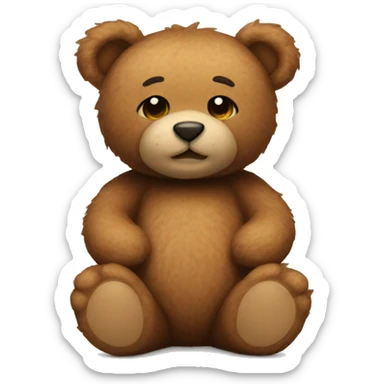 Teddy bear sticker