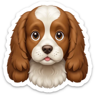 A Cocker Spaniel dog sticker