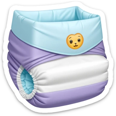 disposable diaper sticker