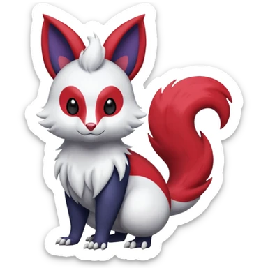 Shiny Furret-Absol-Noibat-Hybrid (Full body) sticker
