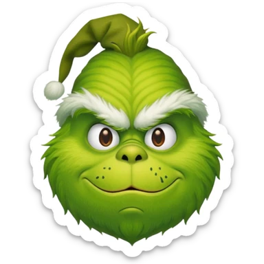 Grinch sticker
