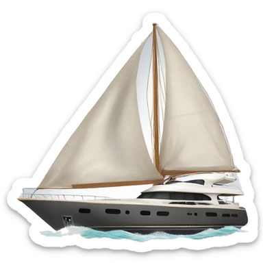 Yacht ￼ sticker