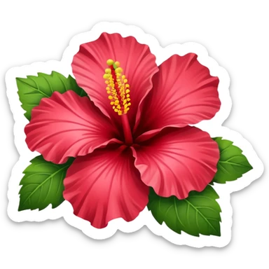 Hibiscus sticker