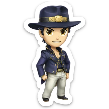 Make me Jotaro Kujo from jojo’s bizarre adventure sticker