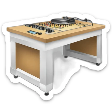 Table de mixage sticker