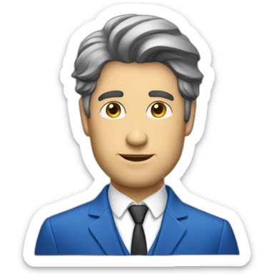 Posh-man-with-blue-suit-offering-goldbar sticker