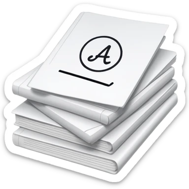 generate a small emoji for the word "artificial intelligence notes" sticker