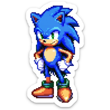 Sonic the hedgehog sticker