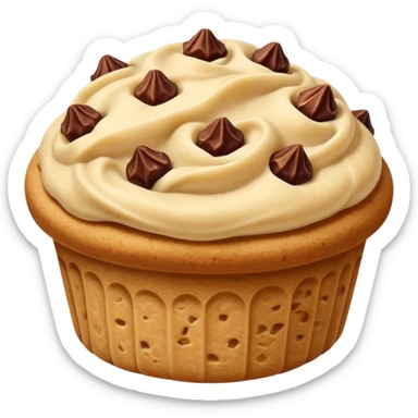 one filled date with like cookie dough topping  sticker