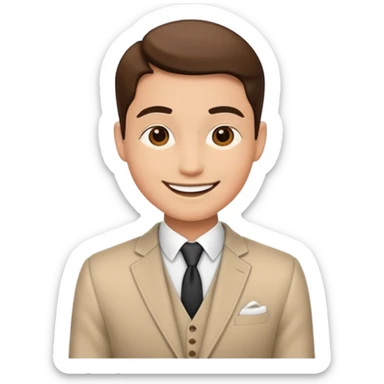 well dressed sticker