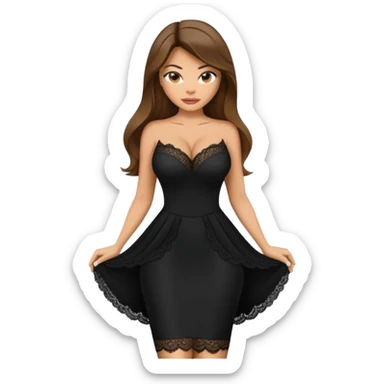 fullbody naked busty Sofia Vergara pawg buxom nude bending over ass spreading her big fat ass cheeks wide frontview sticker