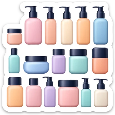 puedes crear un sticker de products de skin care que se vena aesthetic sticker