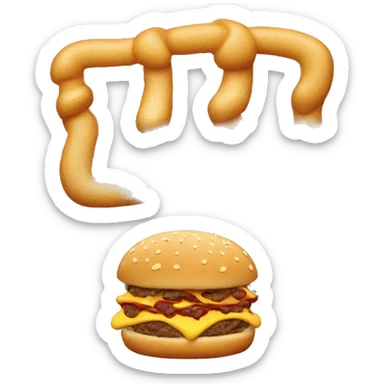 messed up twisted version of the hamburger helper sticker
