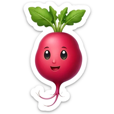 radish sticker