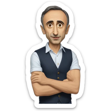 Éric Zemmour faisait une pub pour défendre les immigrés sticker