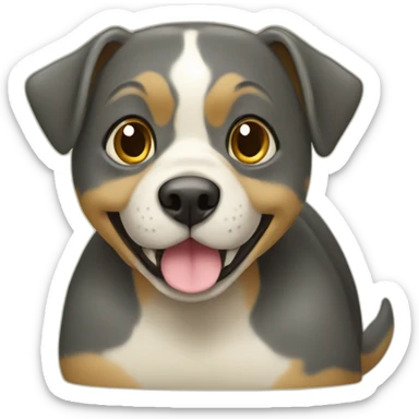 Une tortue qui promène un chien sticker