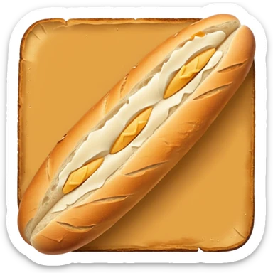 baguette française sticker