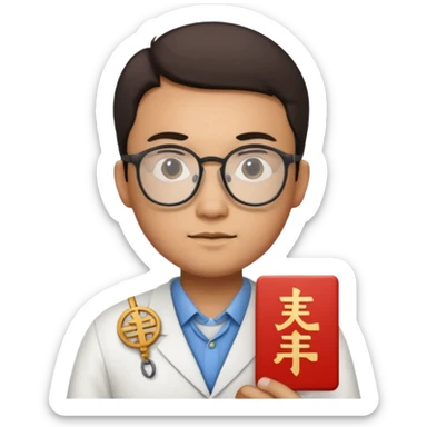 Ingeniero con letra china minipeka  sticker