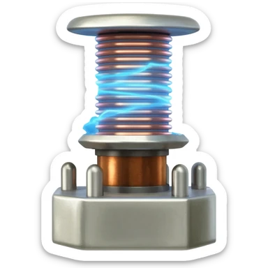 tesla coil sticker