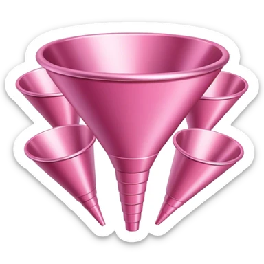 leads in the pink funnel sticker