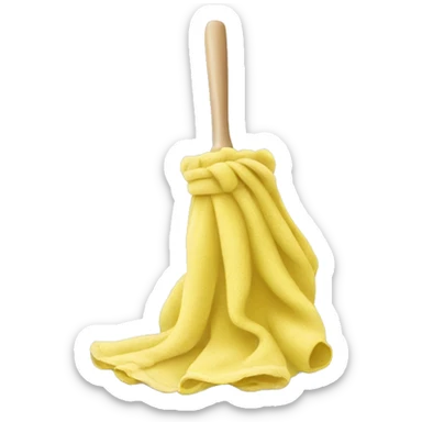 Cleaning rag sticker