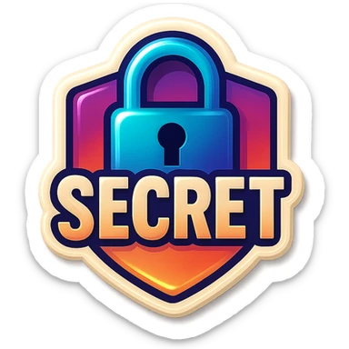 secret badge sticker