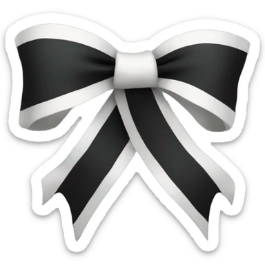 Gothic ribbon sticker