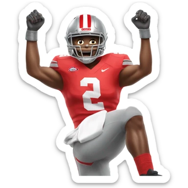 Touchdown Ohio state sticker
