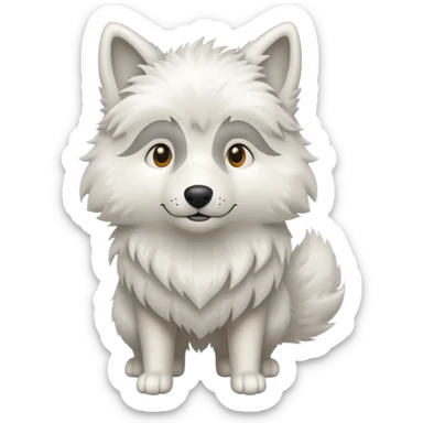 Loup Blanc GG sticker