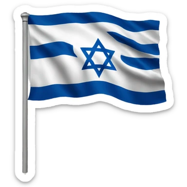 Israeli flag  sticker