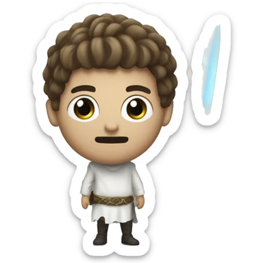 Un fantasma con una spada sticker