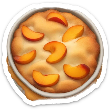 Peach cobbler  sticker