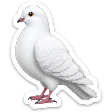 White Pigeon sticker