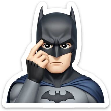 Batman facepalm sticker