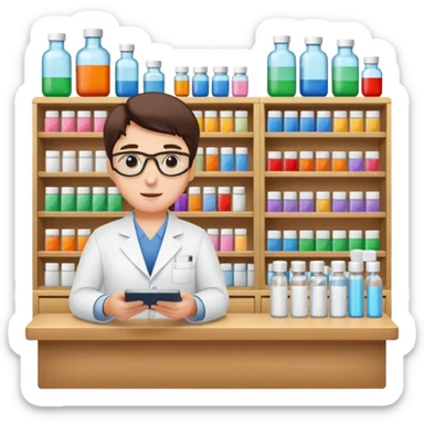 Pharmacy sticker