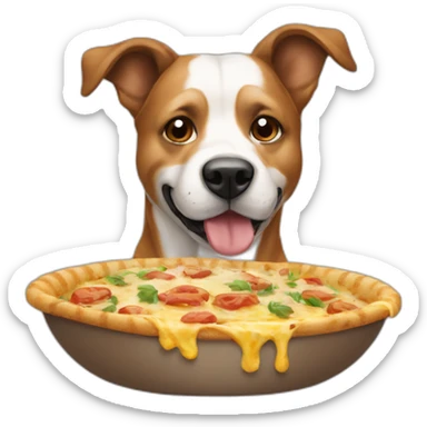 comida para perro sticker