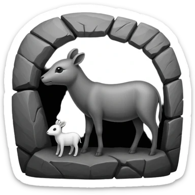 cave art sticker