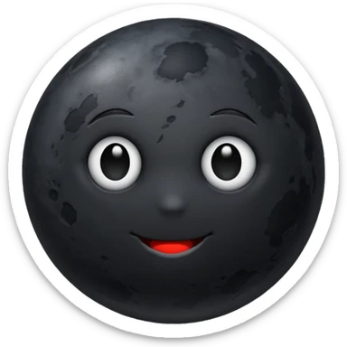 black moon sticker
