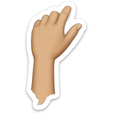 hand ripping paper sticker