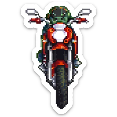 yellow and black super motard motorcycle sticker