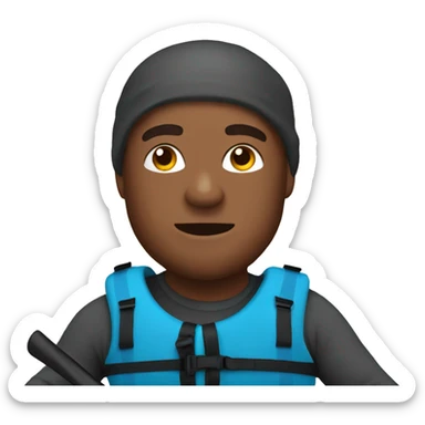 Me in a Kayak  sticker