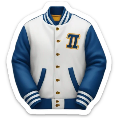 letterman jacket sticker