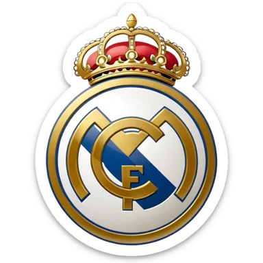 Real Madrid logo sticker