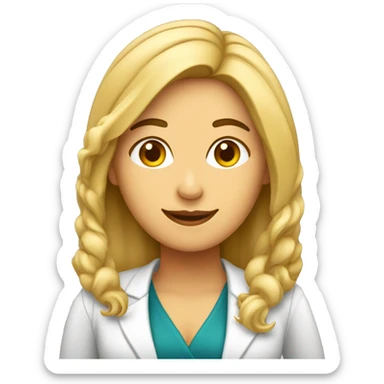 Mujer directora de redes sociales de empresas sticker