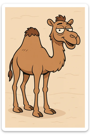 Camel sticker