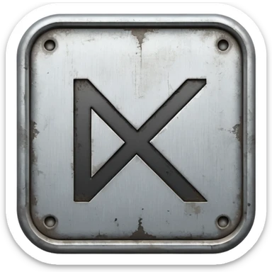 Símbolo de não cinza sticker