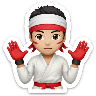 Ryu from street fighter  sticker