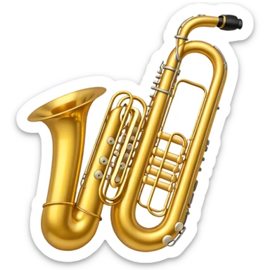 drei musiknoten in goldfarben, kein notenschlüssel. sticker